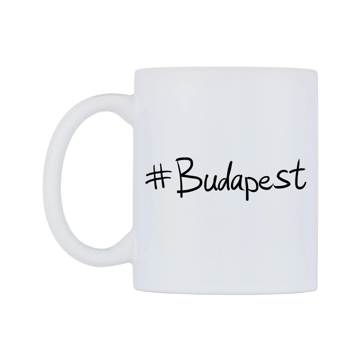 Budapest Mug — mug, right side, on a white background