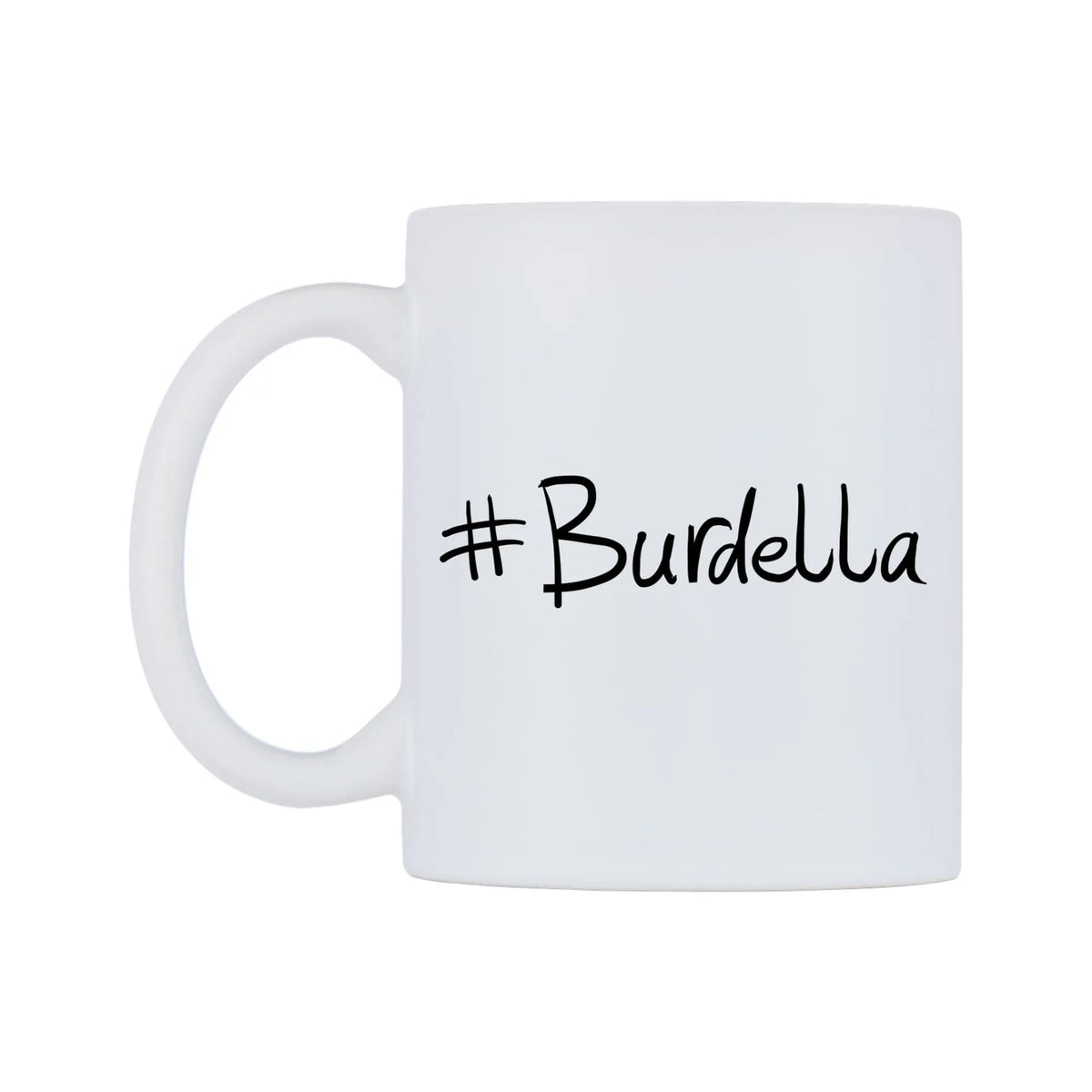 Burdella Mug — mug, right side, on a white background