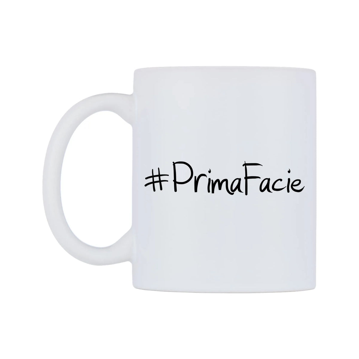 PrimaFacie Mug — mug, right side, on a white background