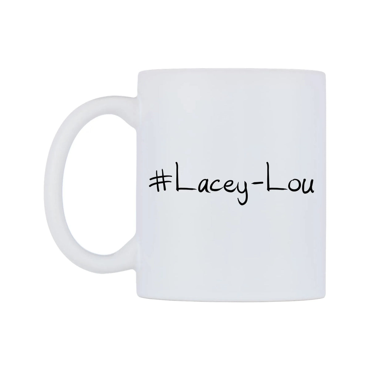 Lacey-Lou Mug — mug, right side, on a white background