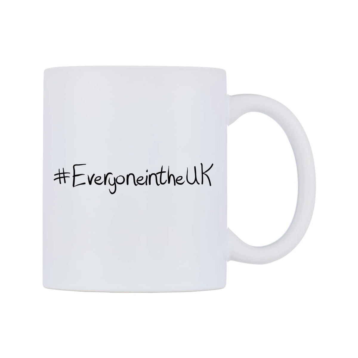 EveryoneintheUK Mug — mug, left side, on a white background