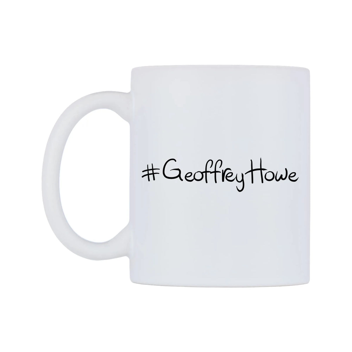 GeoffreyHowe Mug — mug, right side, on a white background
