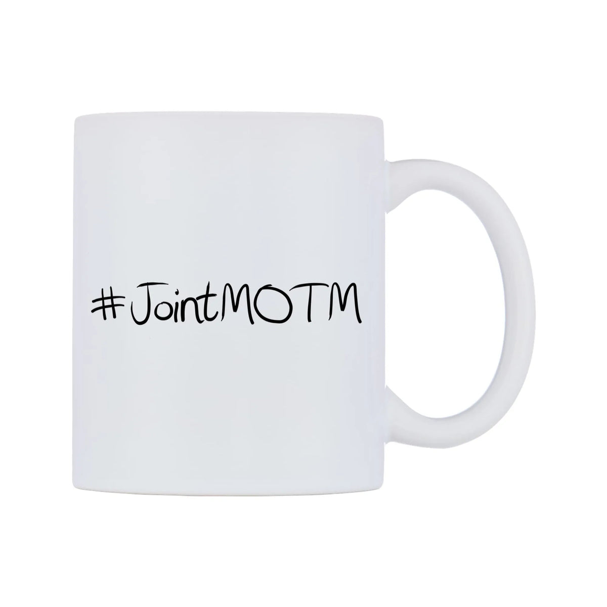 JointMOTM Mug — mug, left side, on a white background