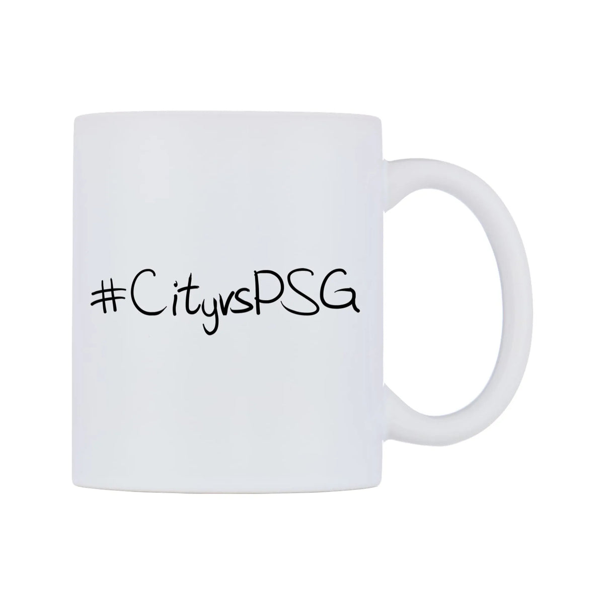 CityvsPSG Mug — mug, left side, on a white background