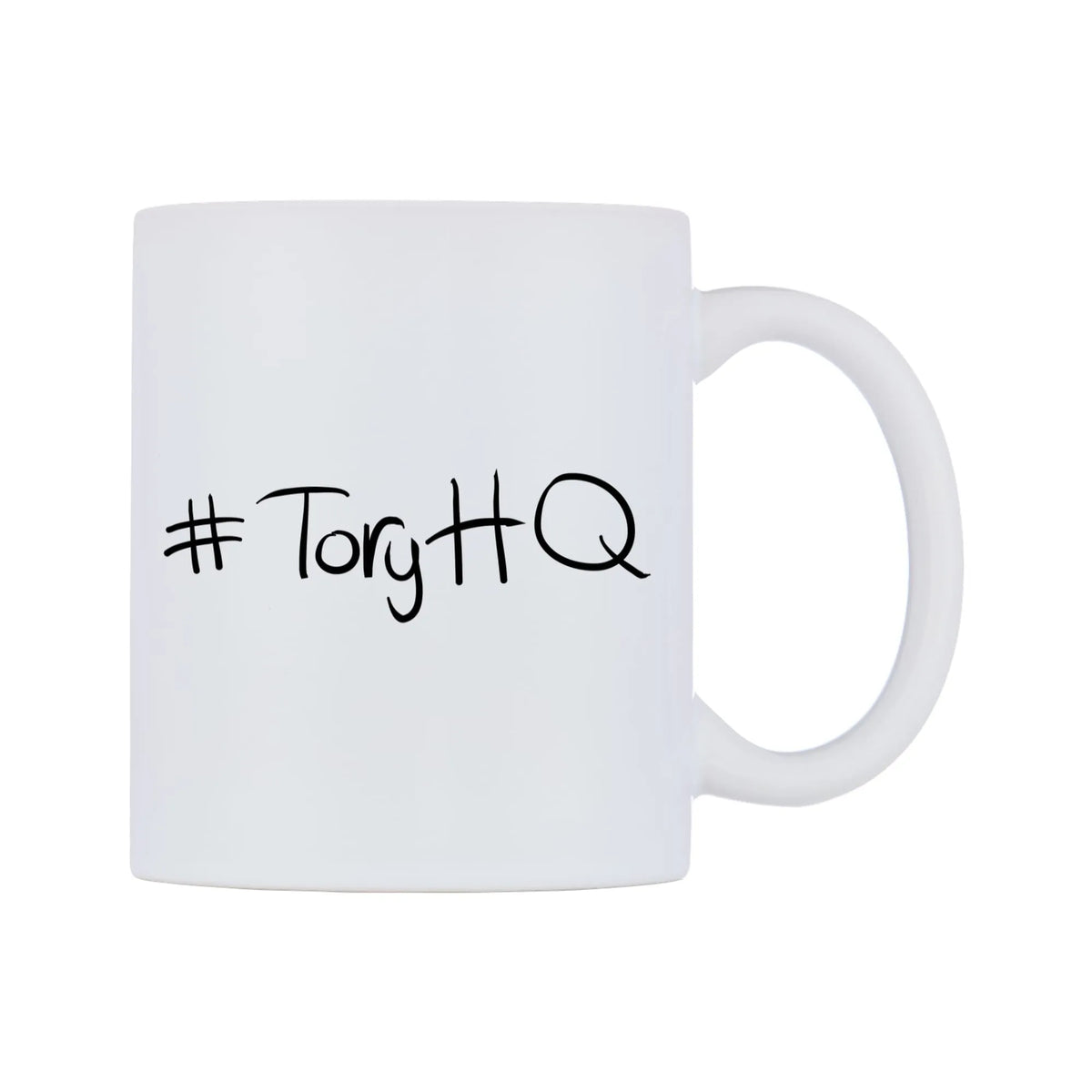 ToryHQ Mug — mug, left side, on a white background