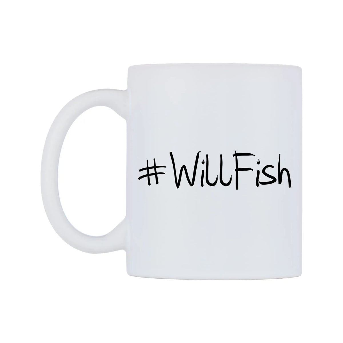 WillFish Mug — mug, right side, on a white background