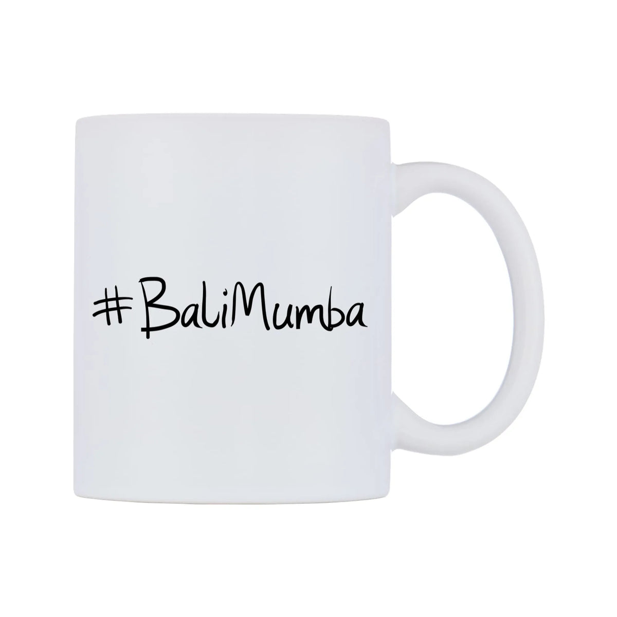 BaliMumba Mug — mug, left side, on a white background