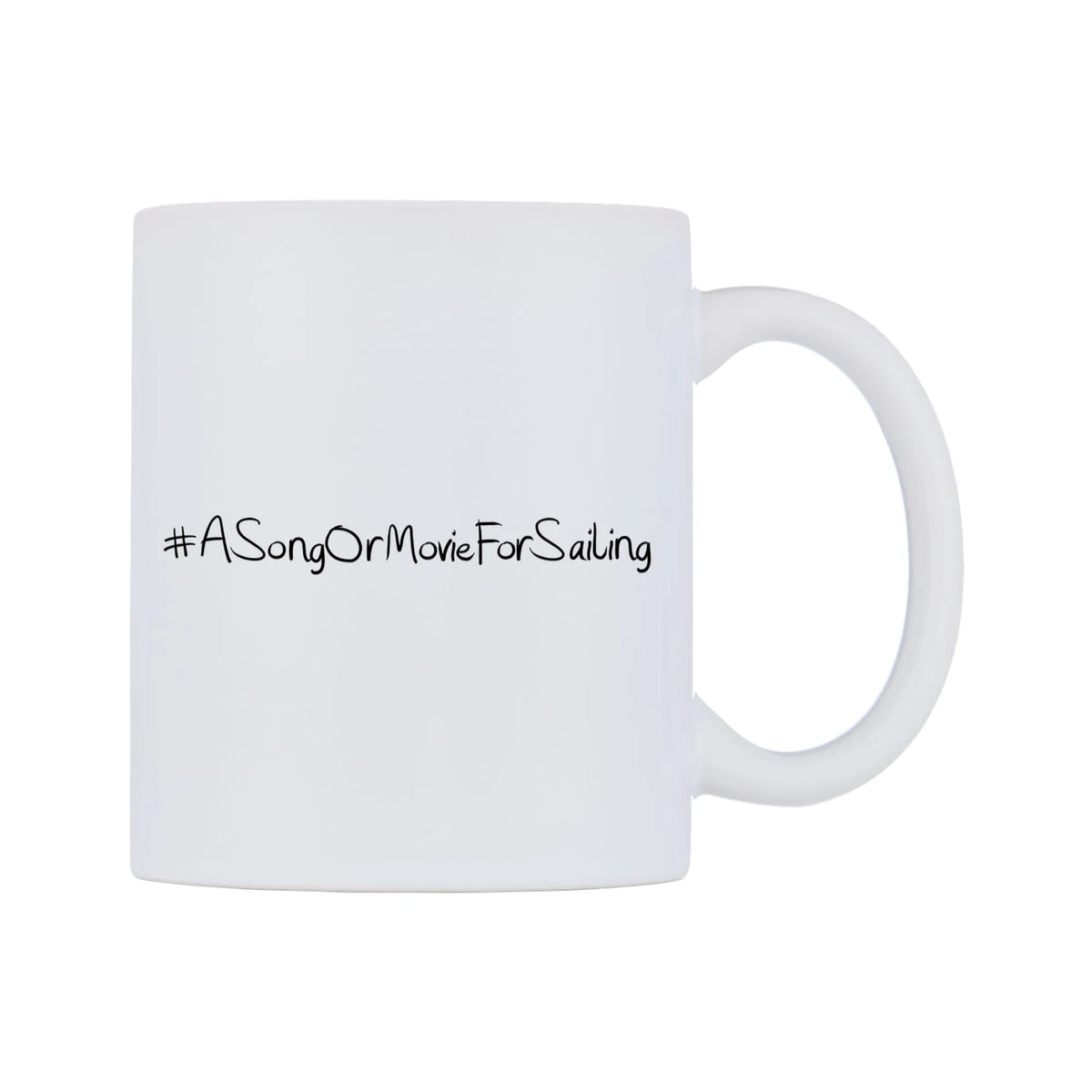 ASongOrMovieForSailing Mug — mug, left side, on a white background