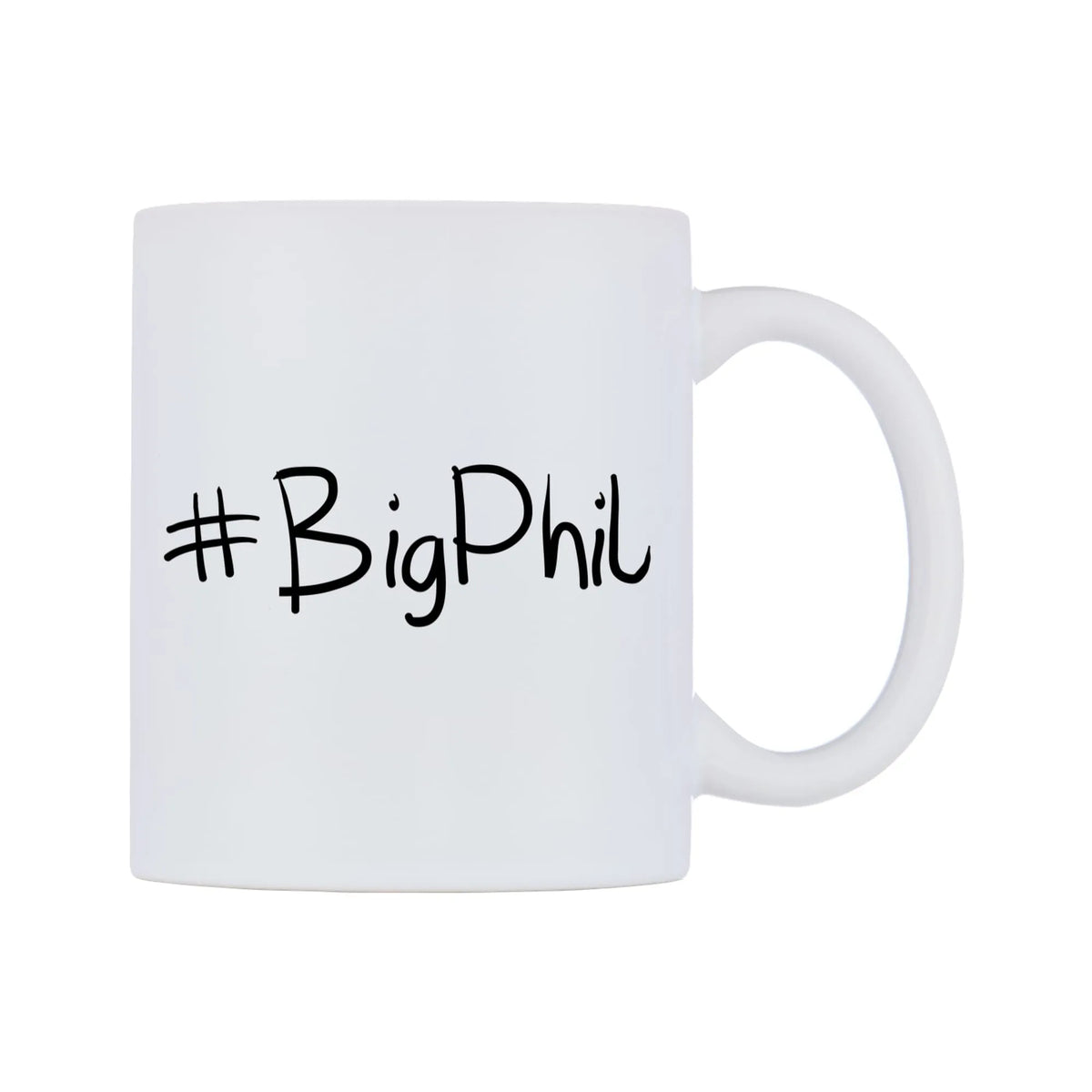 BigPhil Mug — mug, left side, on a white background
