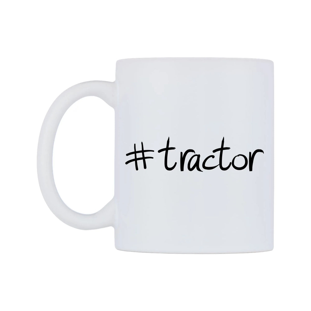tractor Mug — mug, right side, on a white background