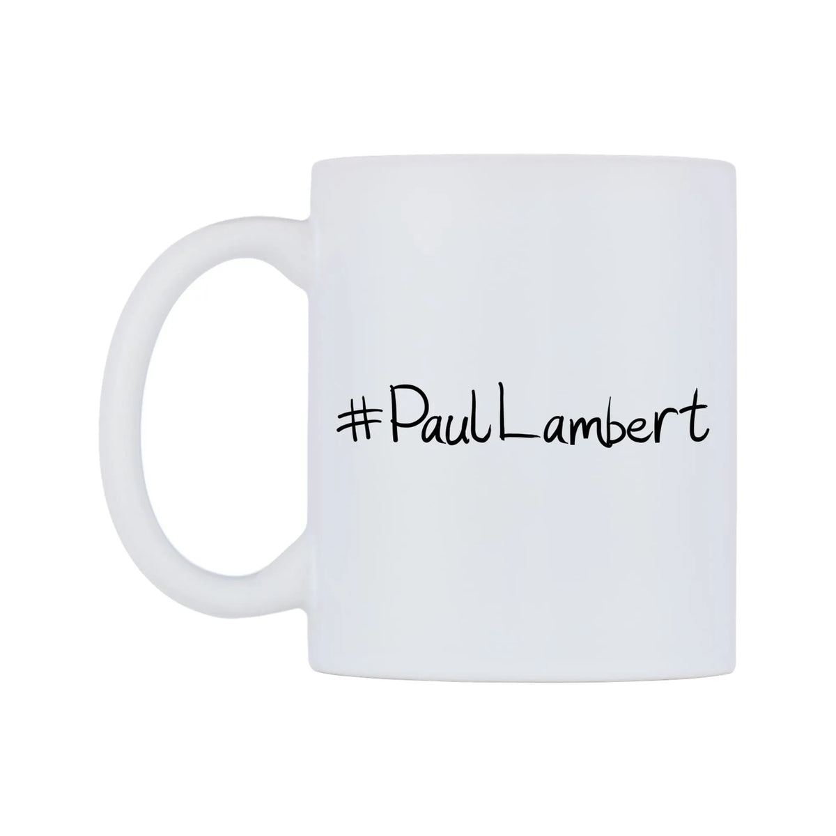 PaulLambert Mug — mug, right side, on a white background