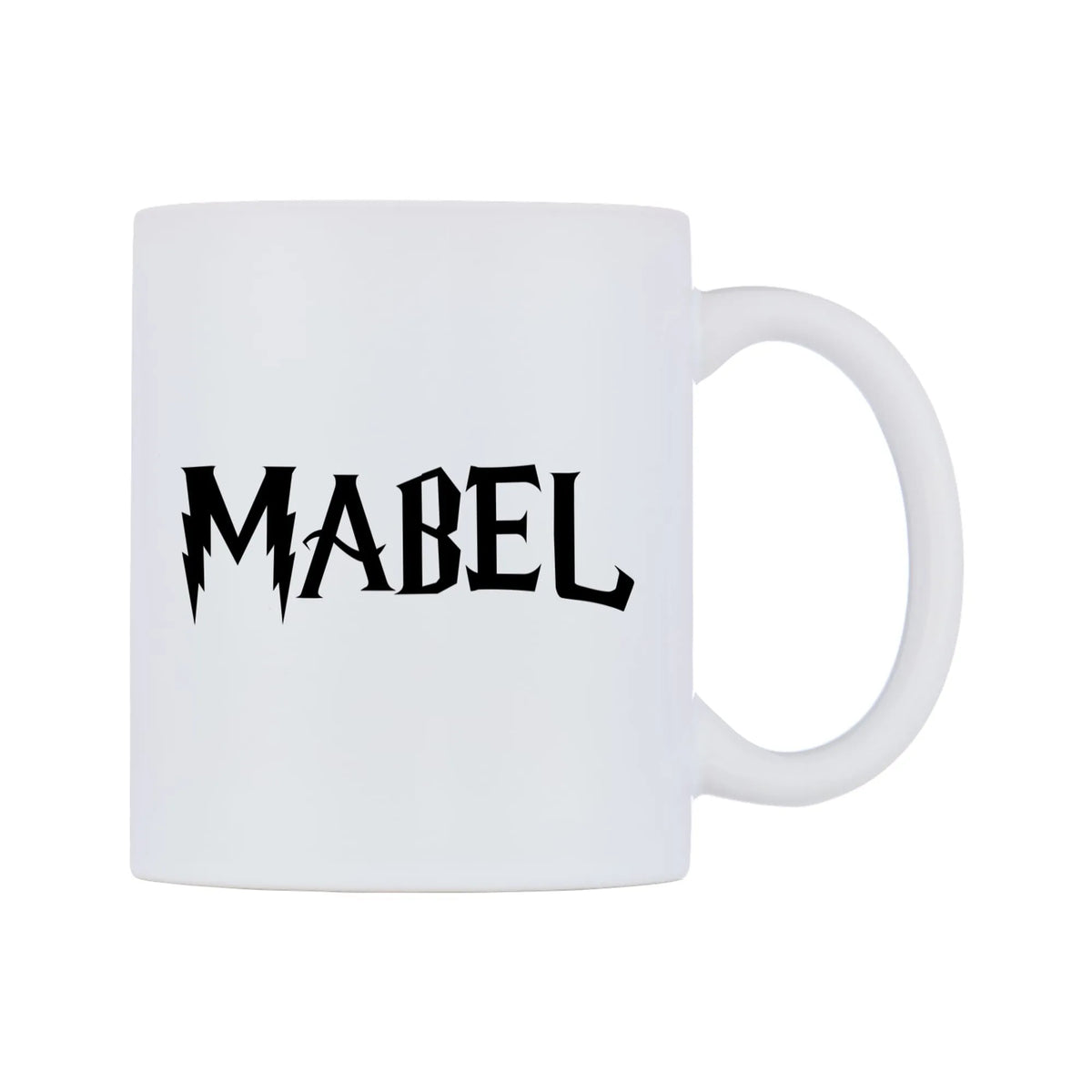 Mabel - Wizard Themed Mug — mug, left side, on a white background