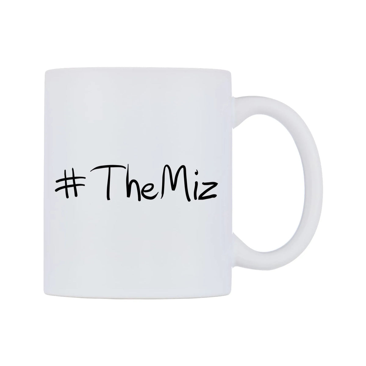 TheMiz Mug — mug, left side, on a white background