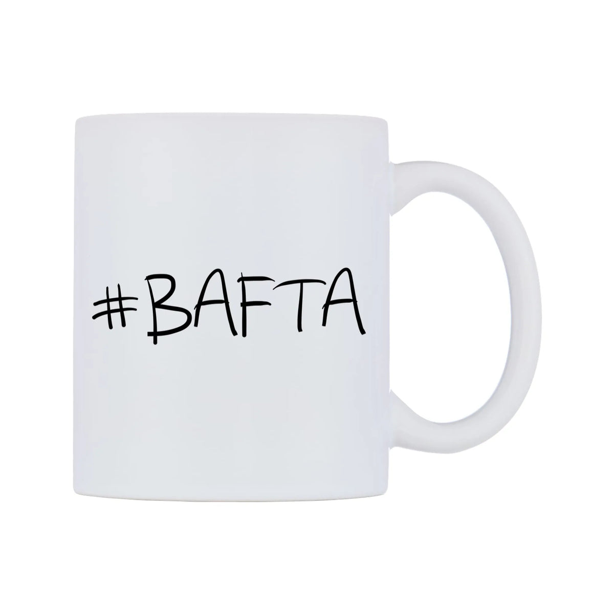BAFTA Mug — mug, left side, on a white background