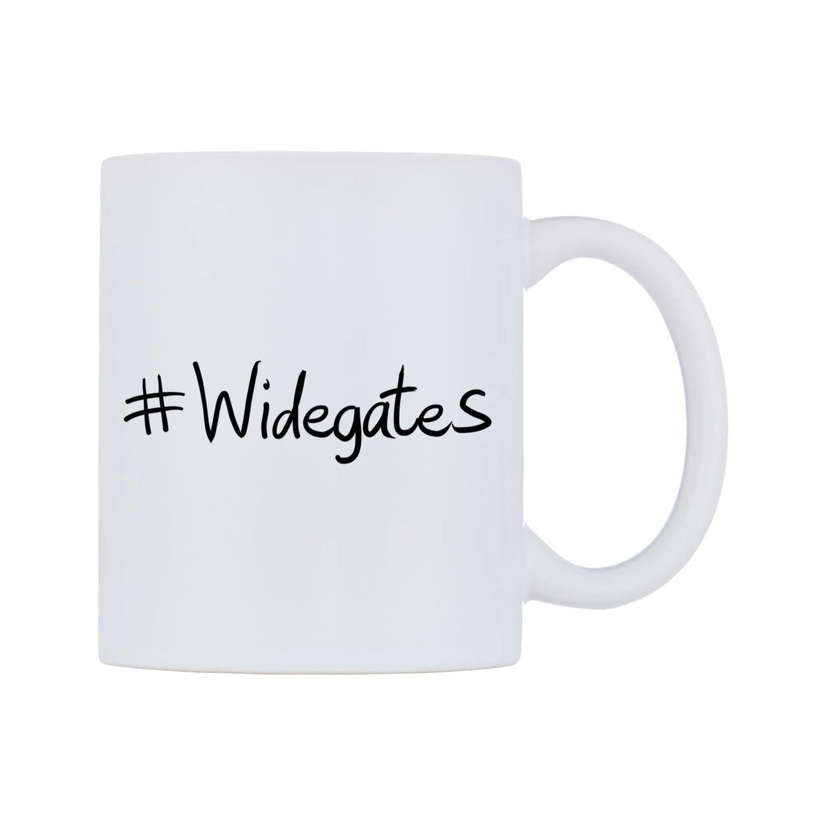 Widegates Mug — mug, left side, on a white background
