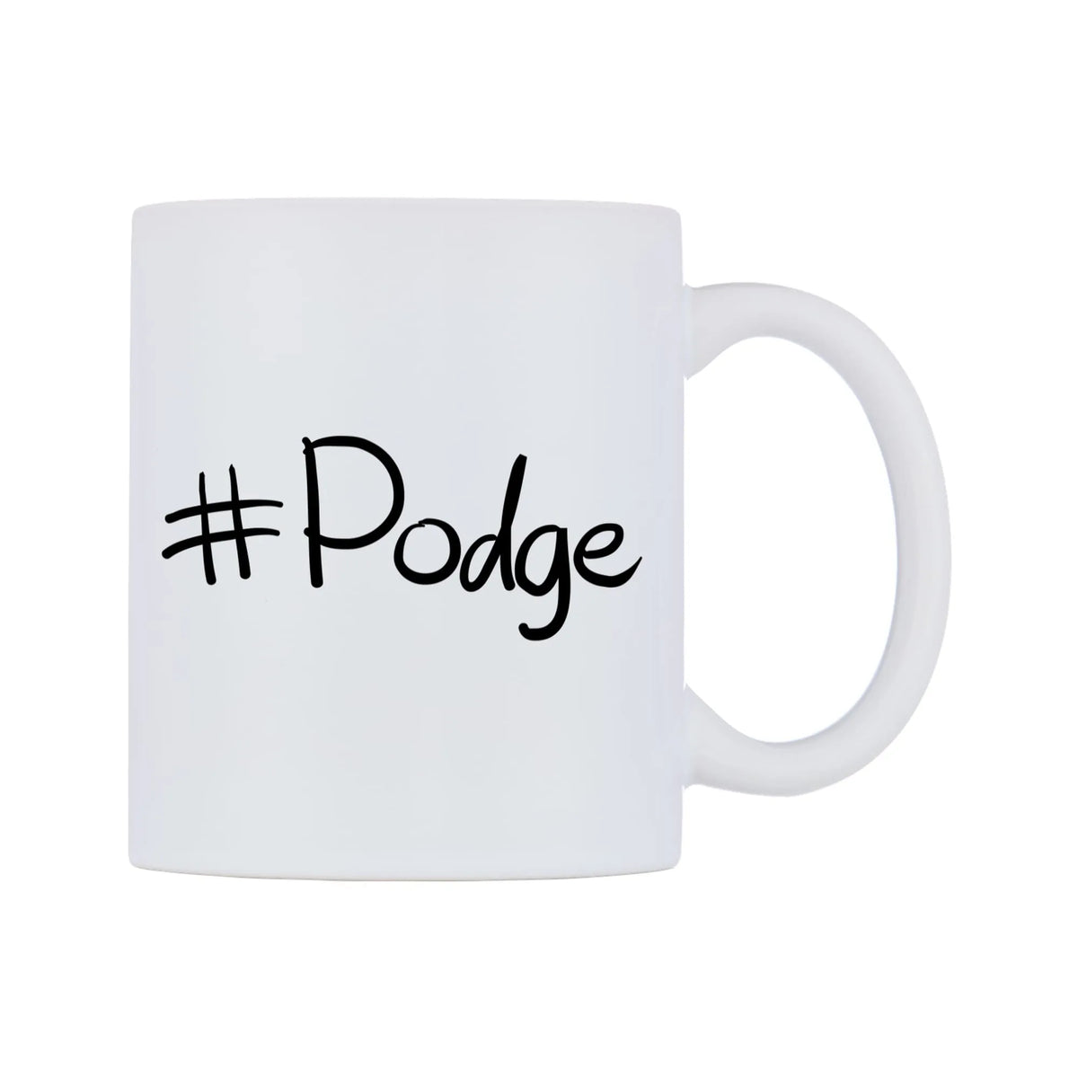 Podge Mug — mug, left side, on a white background
