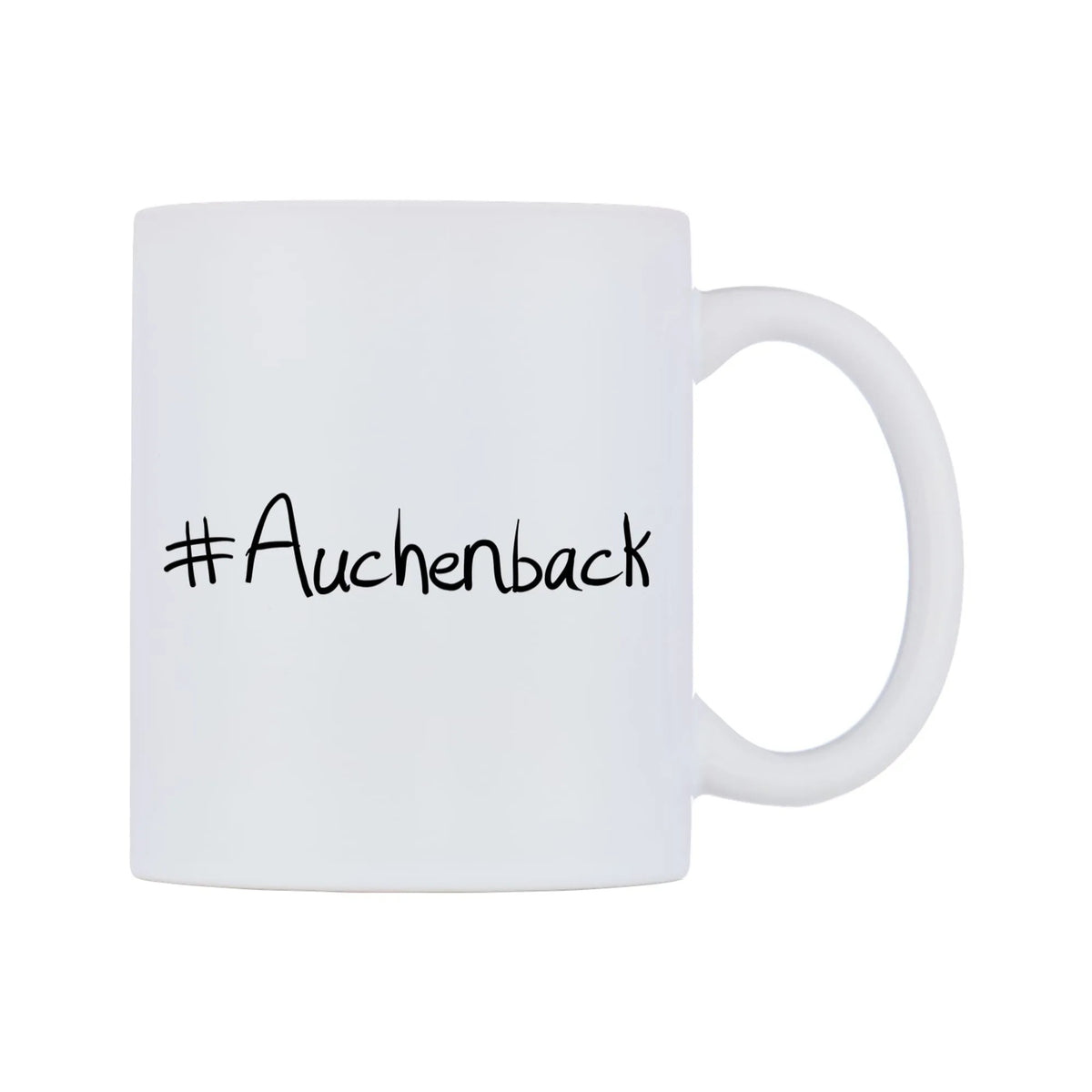 Auchenback Mug — mug, left side, on a white background