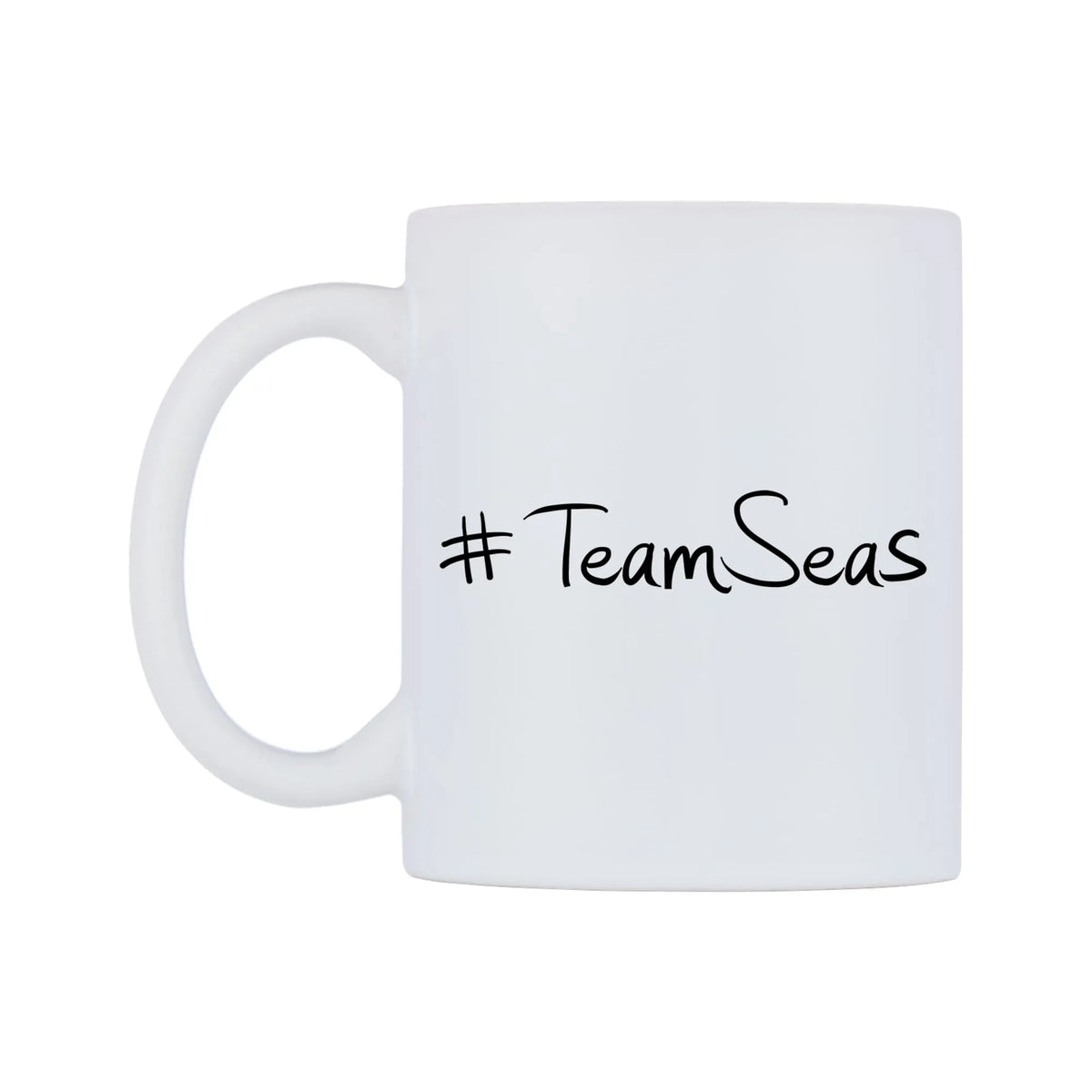 TeamSeas Mug — mug, right side, on a white background