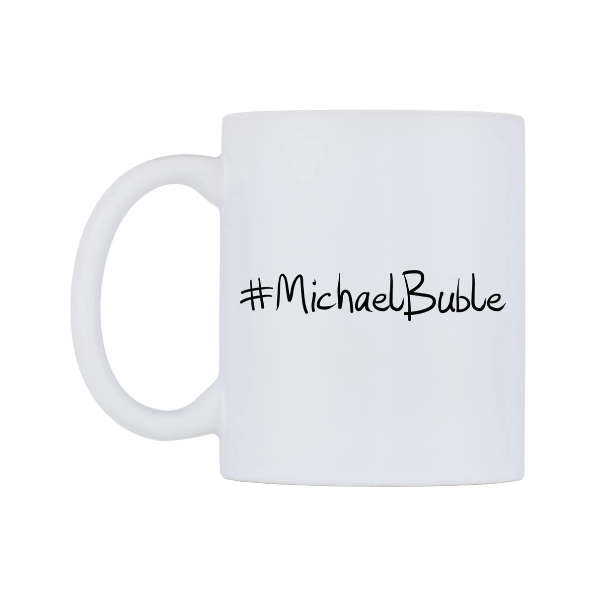 MichaelBuble Mug — mug, right side, on a white background