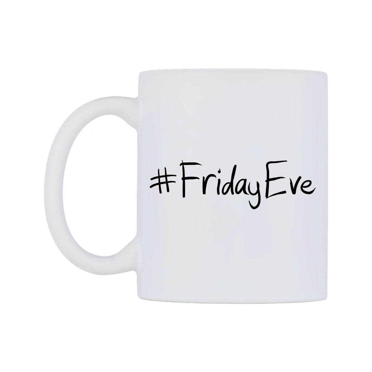 FridayEve Mug — mug, right side, on a white background