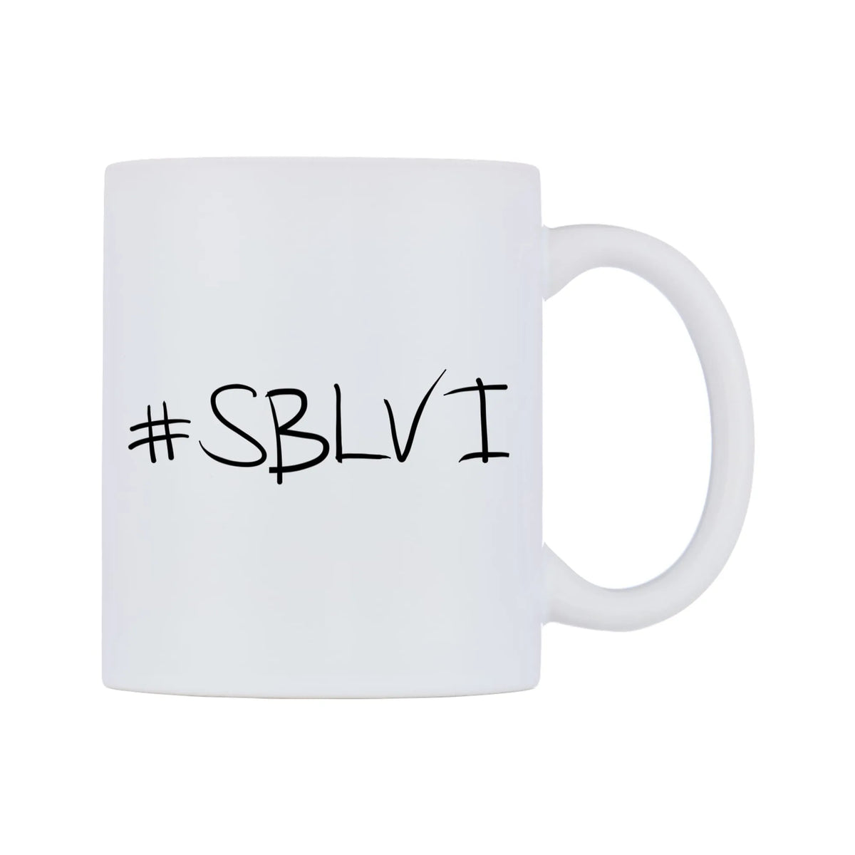 SBLVI Mug — mug, left side, on a white background