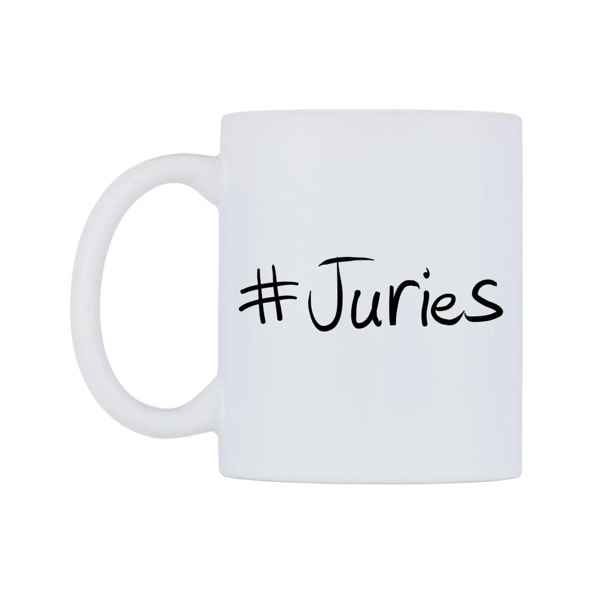 Juries Mug — mug, right side, on a white background