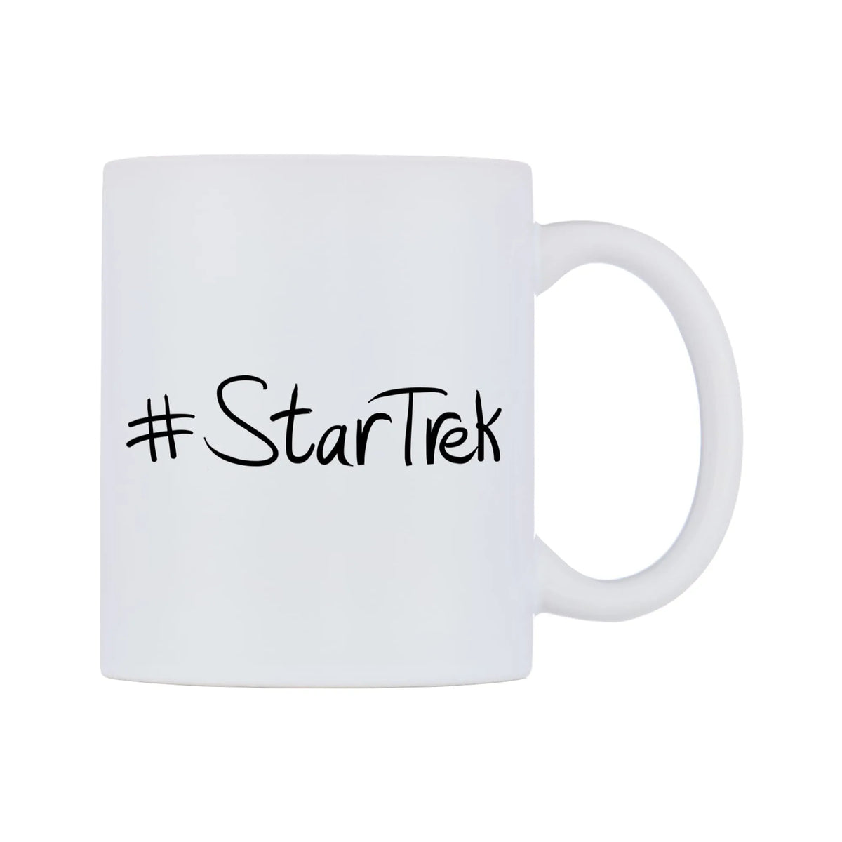 StarTrek Mug — mug, left side, on a white background