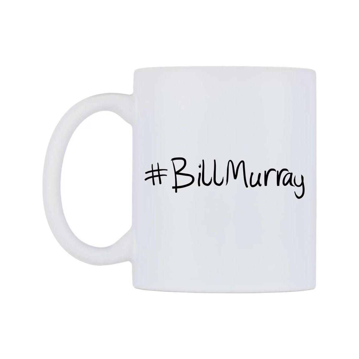 BillMurray Mug — mug, right side, on a white background