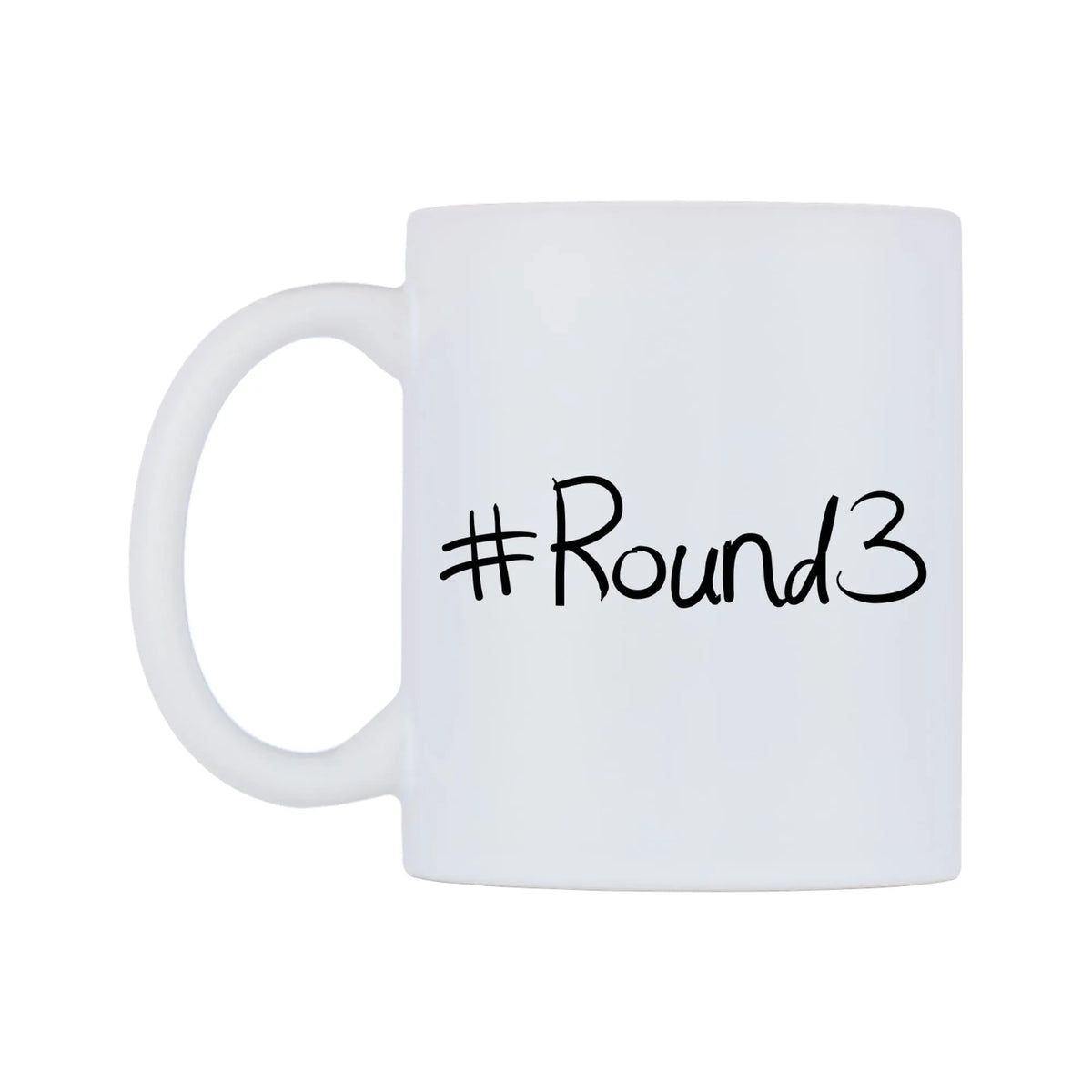 Round3 Mug — mug, right side, on a white background
