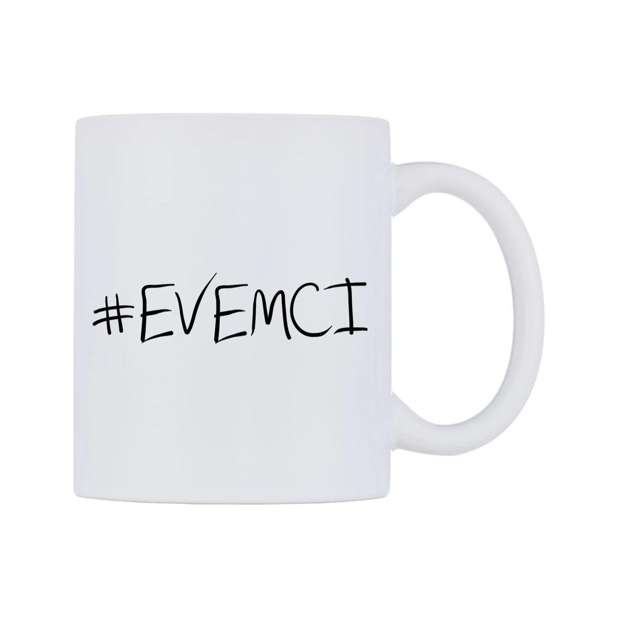 EVEMCI Mug — mug, left side, on a white background