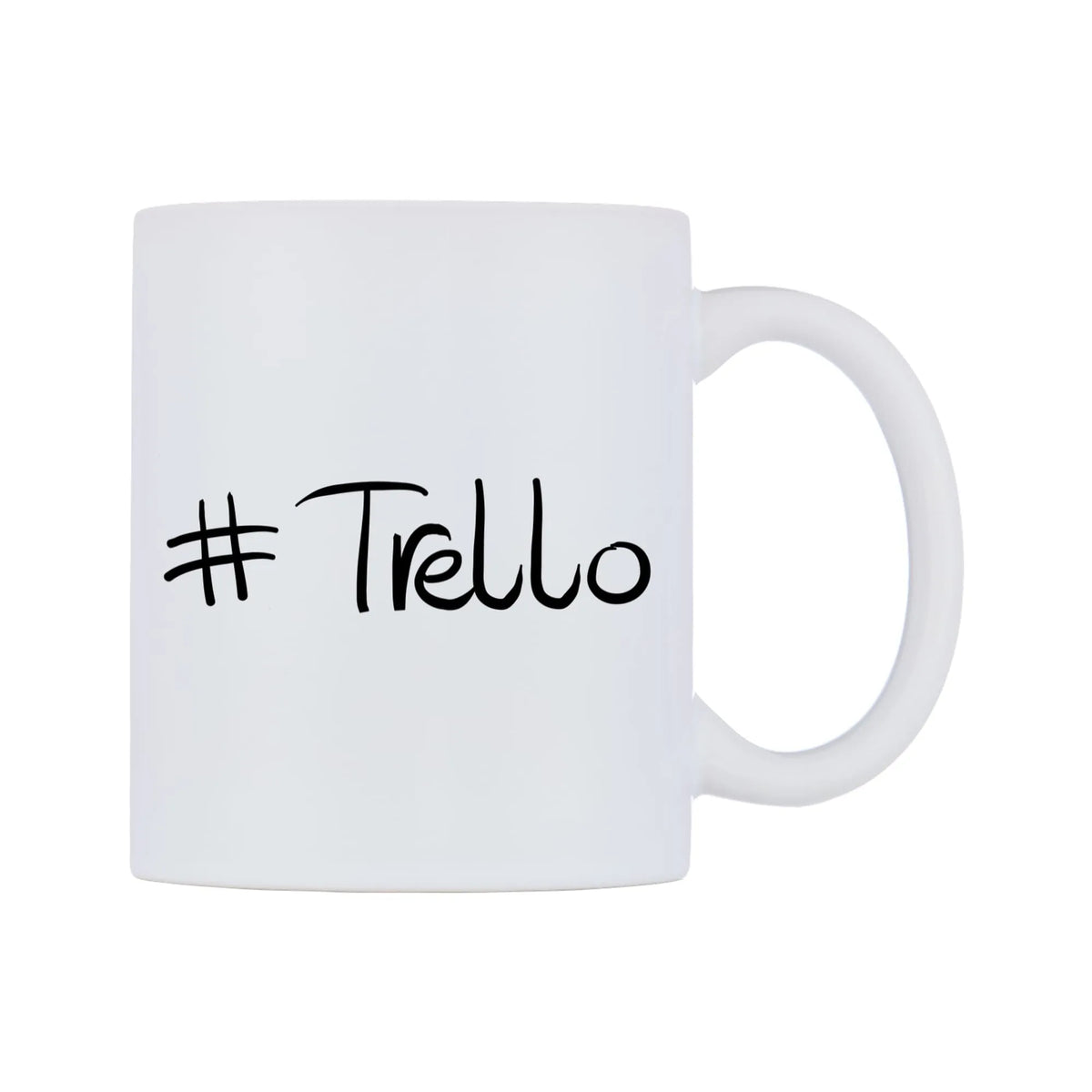 Trello Mug — mug, left side, on a white background
