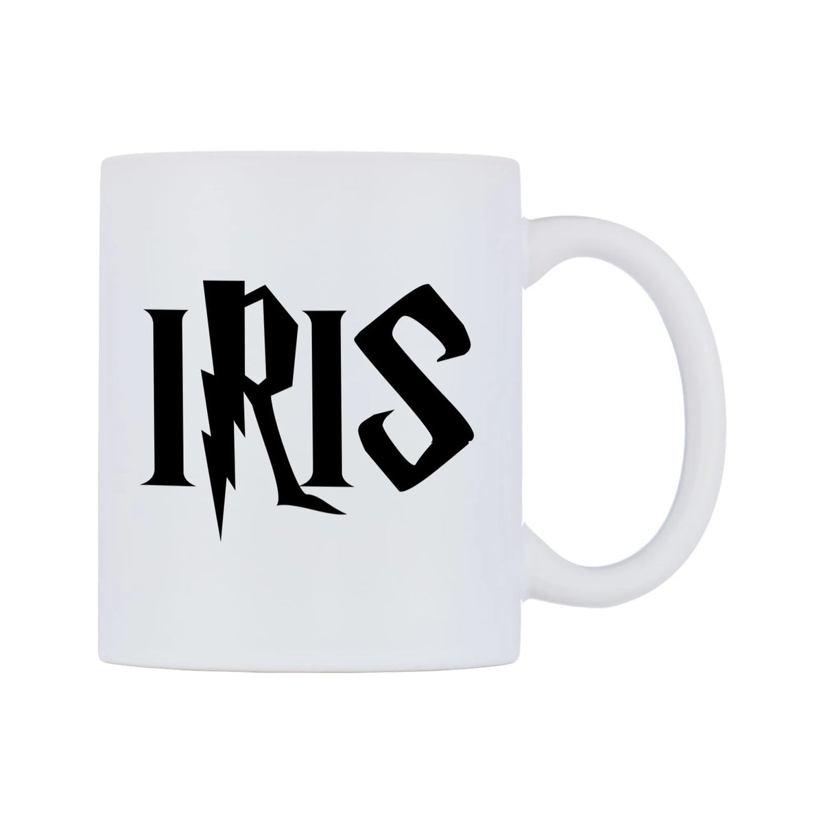 Iris - Wizard Themed Mug — mug, left side, on a white background