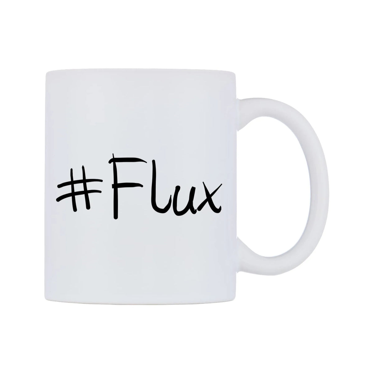 Flux Mug — mug, left side, on a white background