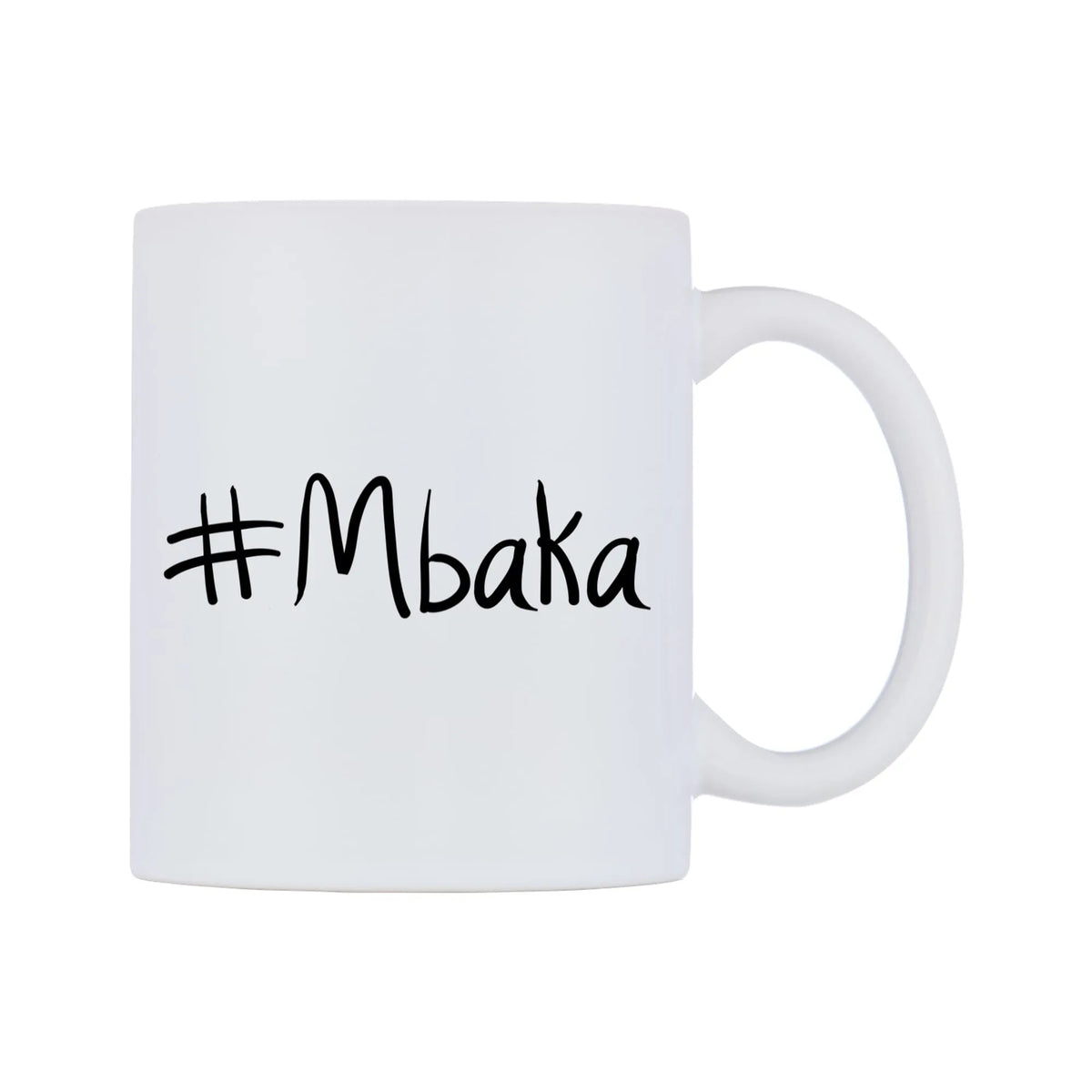 Mbaka Mug — mug, left side, on a white background