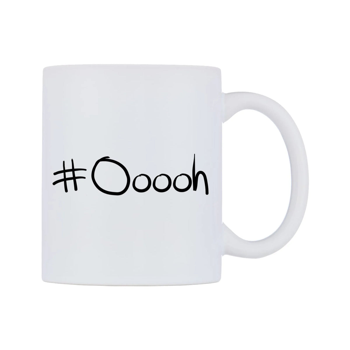 Ooooh Mug — mug, left side, on a white background