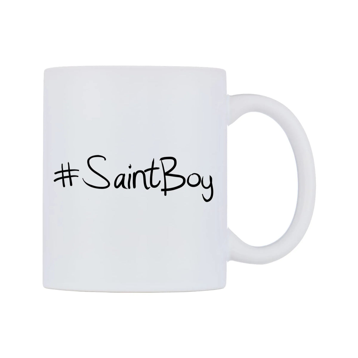 SaintBoy Mug — mug, left side, on a white background