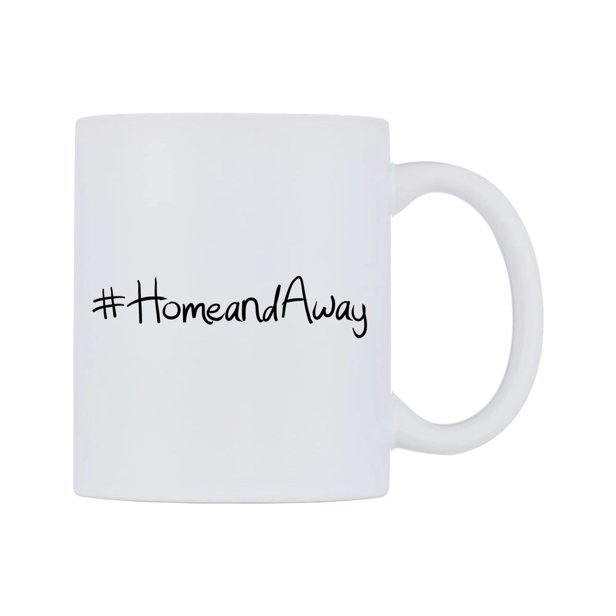HomeandAway Mug — mug, left side, on a white background