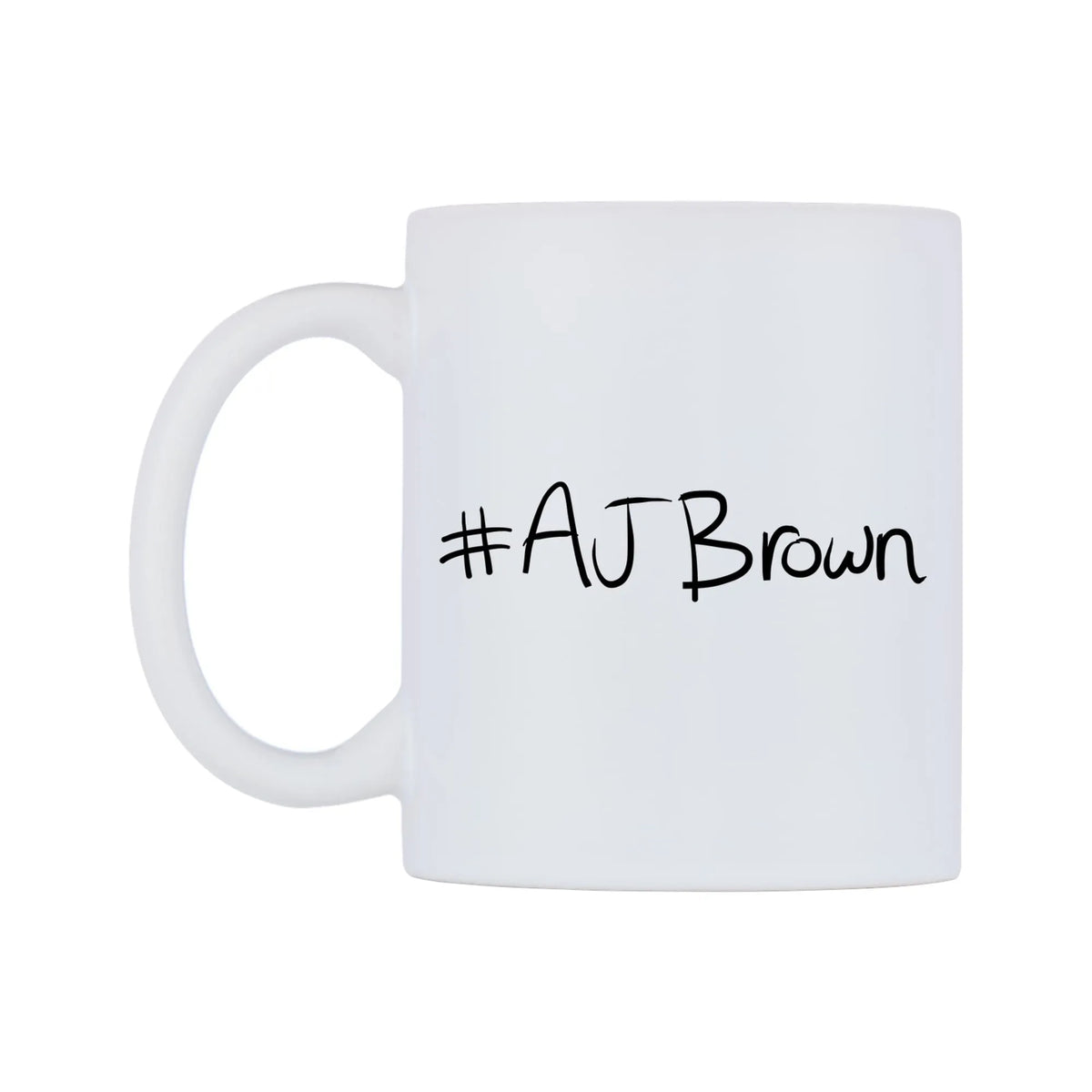 AJBrown Mug — mug, right side, on a white background