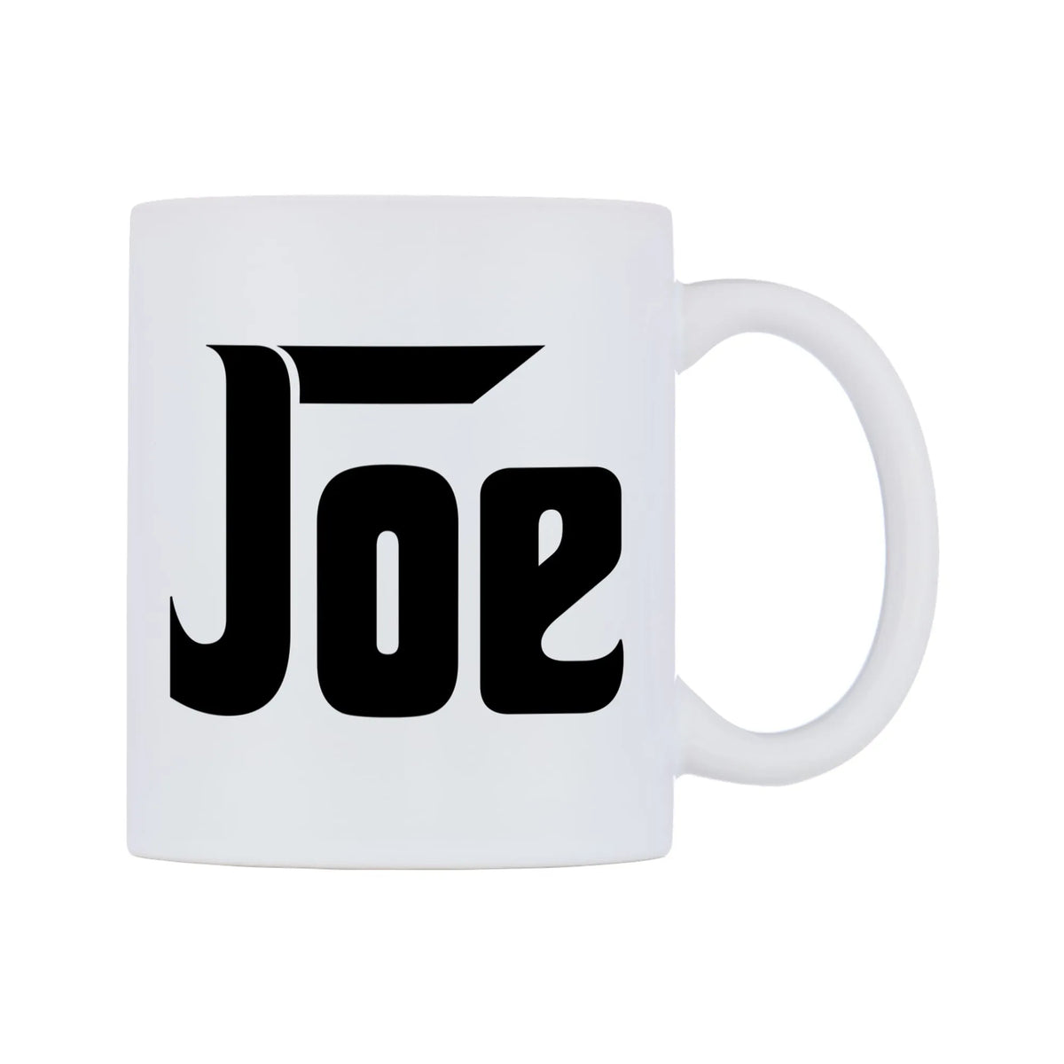 Joe - Godfather Themed Mug — white 11oz gloss mug, left side, on a white background