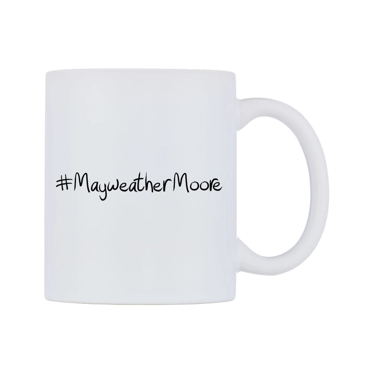 MayweatherMoore Mug — mug, left side, on a white background