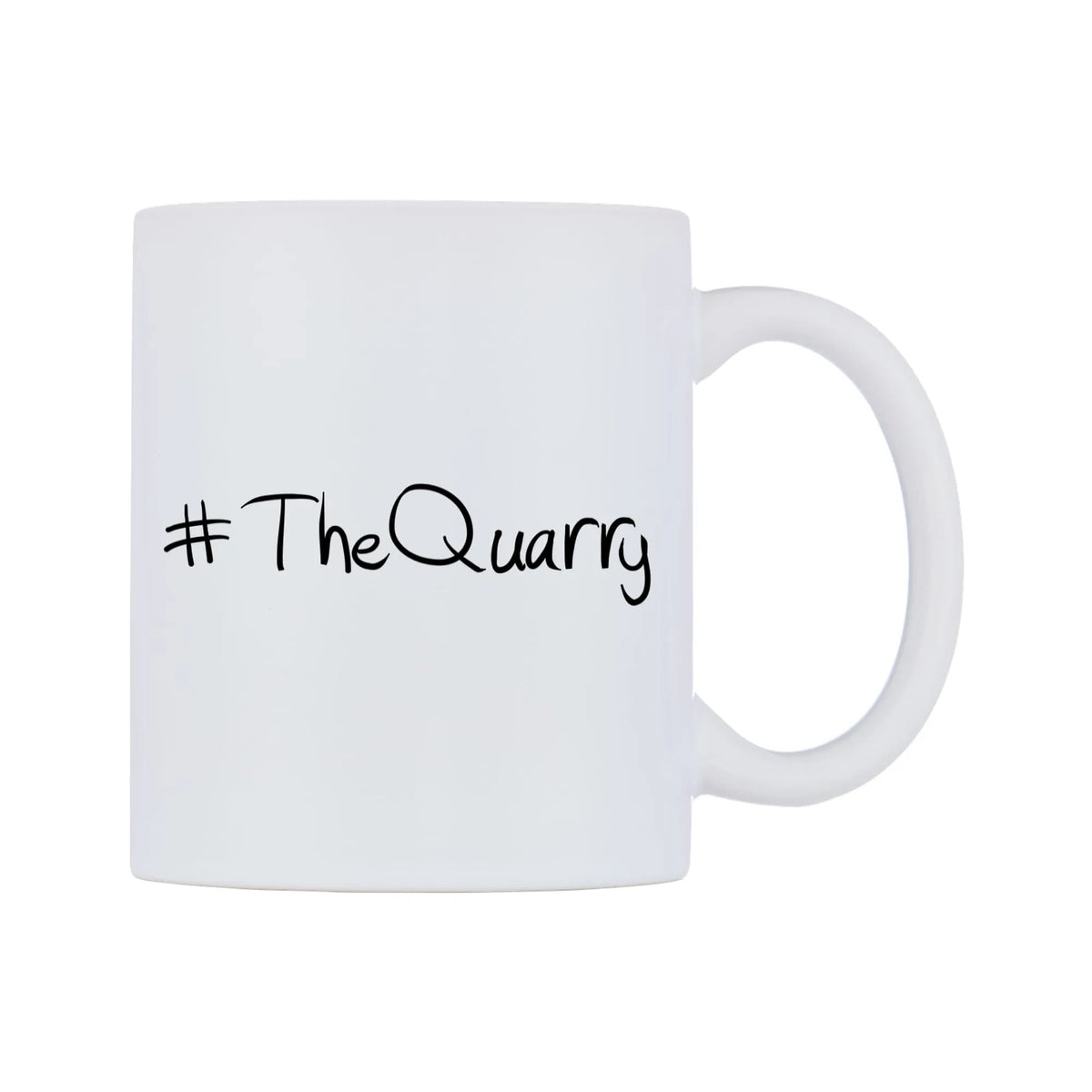 TheQuarry Mug — mug, left side, on a white background