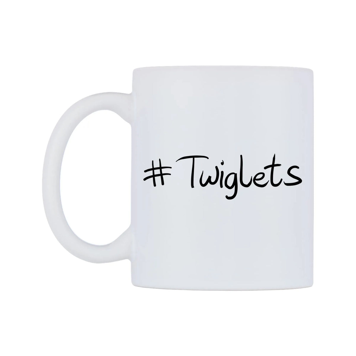 Twiglets Mug — mug, right side, on a white background