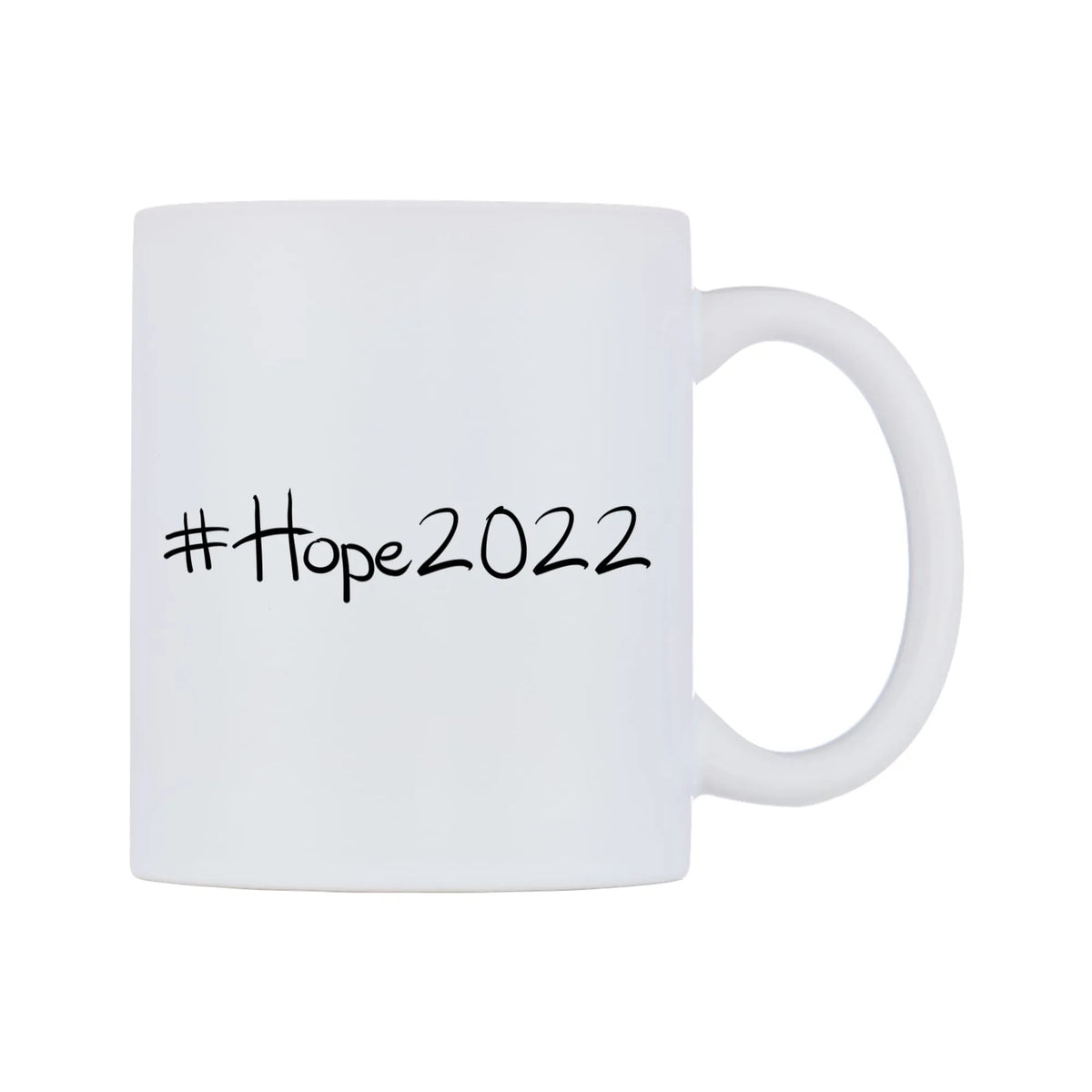 Hope2022 Mug — mug, left side, on a white background
