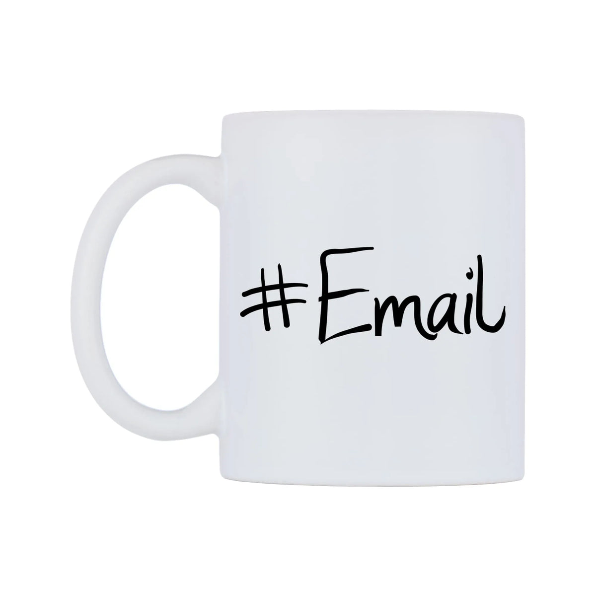 Email Mug — mug, right side, on a white background