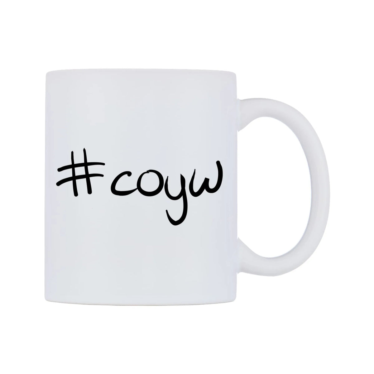 coyw Mug — mug, left side, on a white background