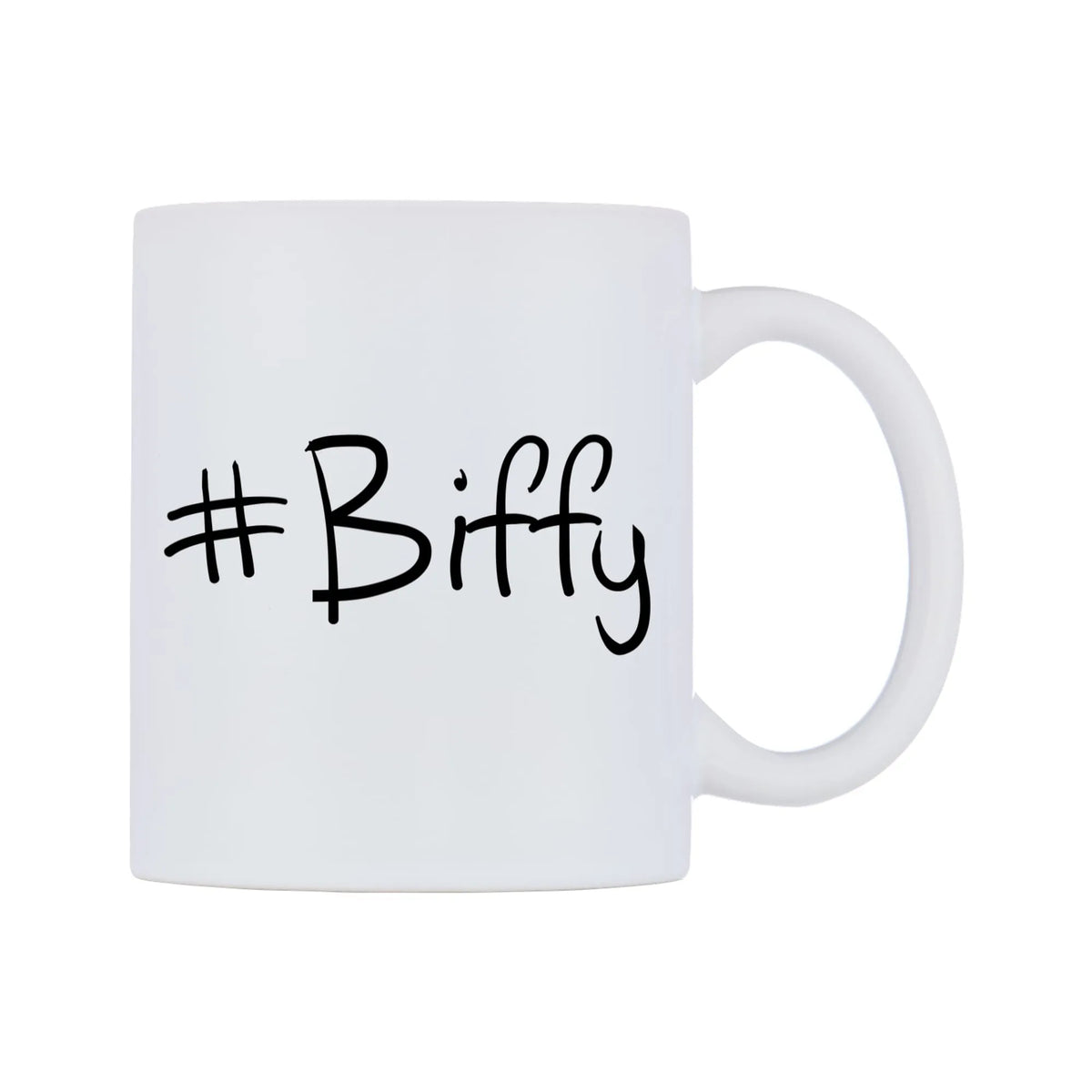 Biffy Mug — mug, left side, on a white background