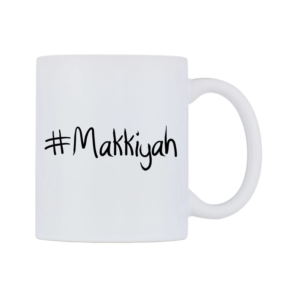 Makkiyah Mug — mug, left side, on a white background