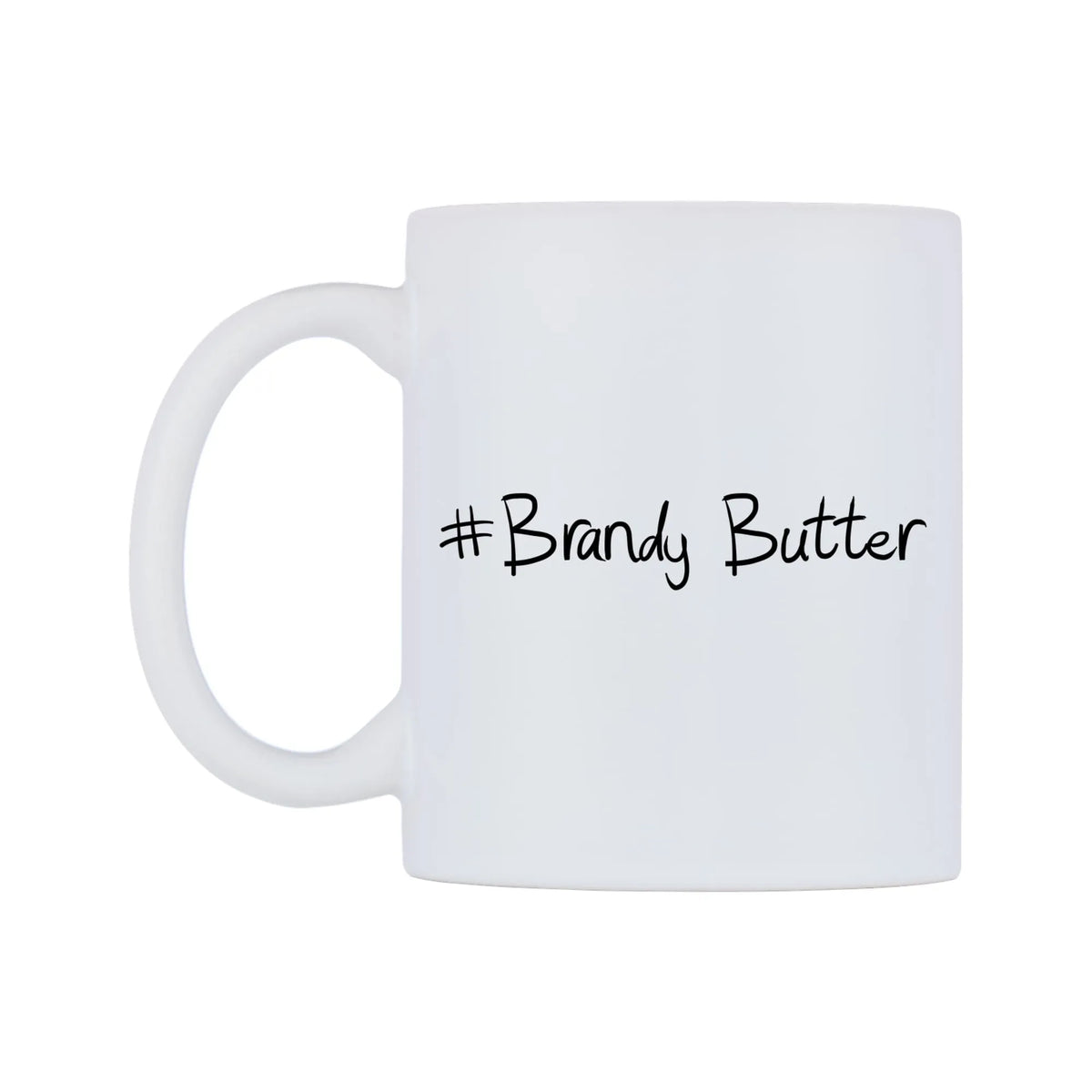 Brandy Butter Mug — mug, right side, on a white background