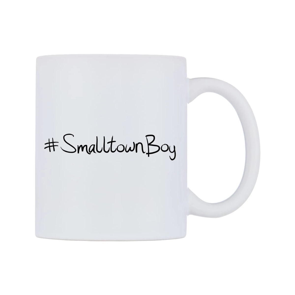 SmalltownBoy Mug — mug, left side, on a white background