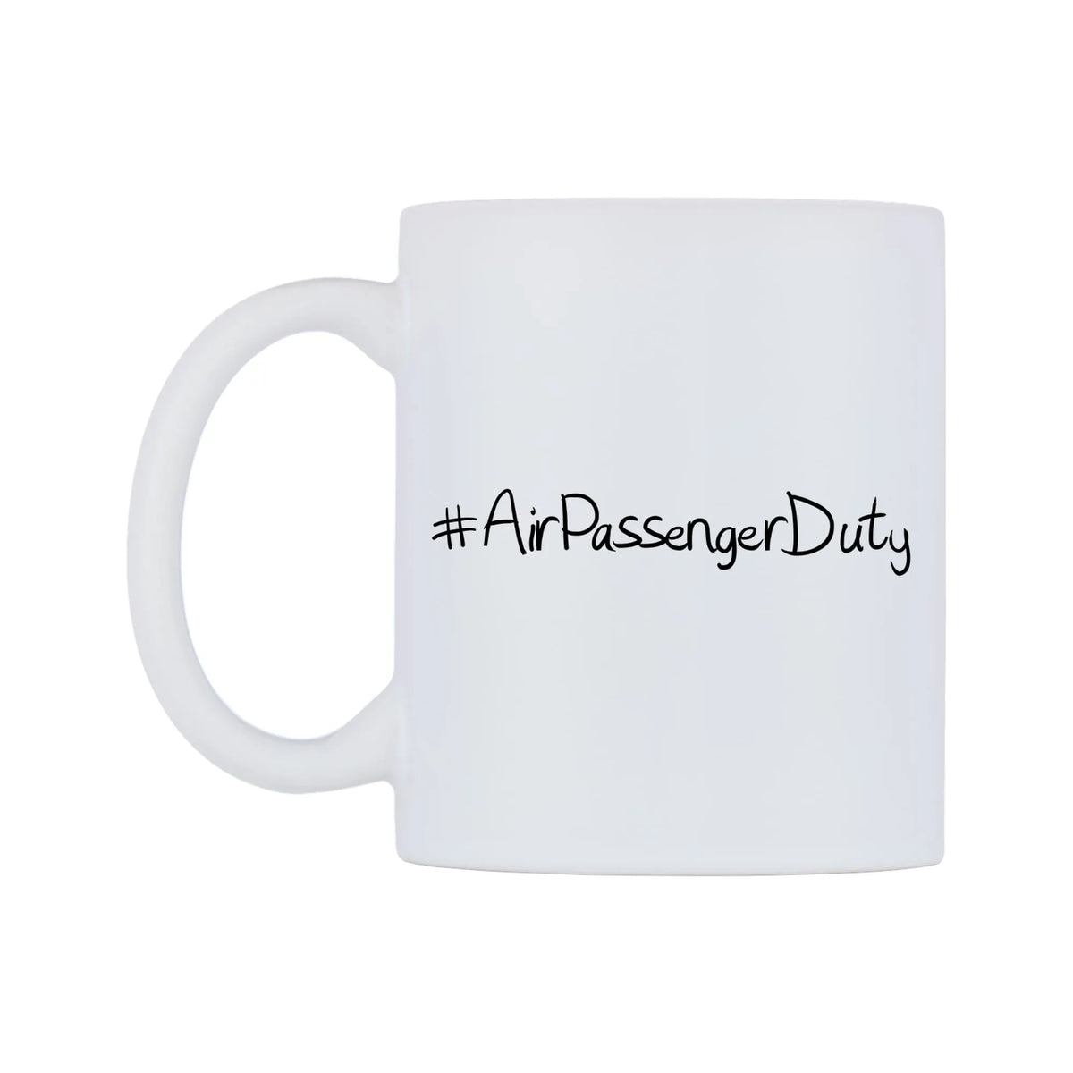 AirPassengerDuty Mug — mug, right side, on a white background